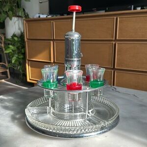 Vintage liquor dispenser